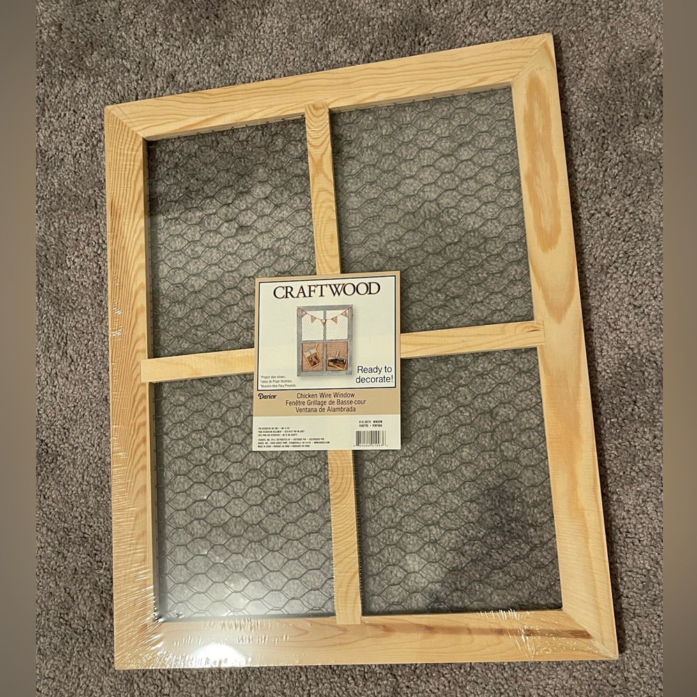 Craftwood Chicken Wire Window